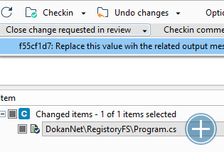Resolve pending code review requests from the Pending changes view.