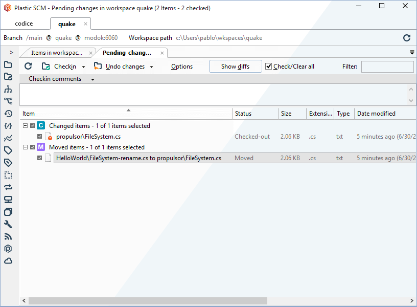 Plastic SCM The Distributed Version Control for Big Projects