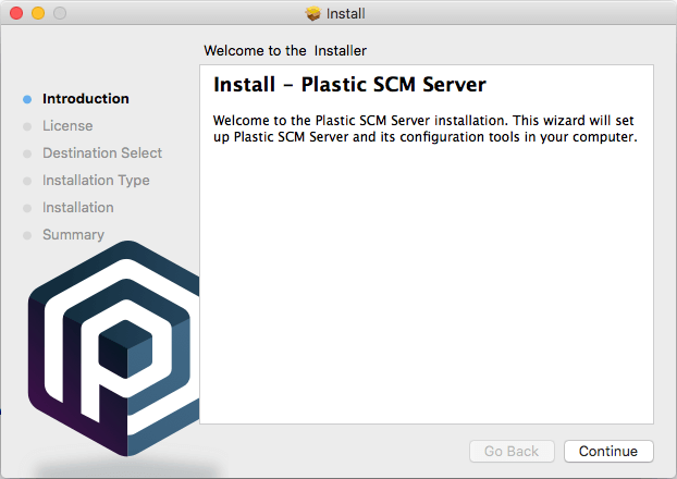 Mac - Plastic SCM server - Installation