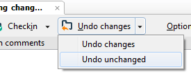 Undo changes extended options