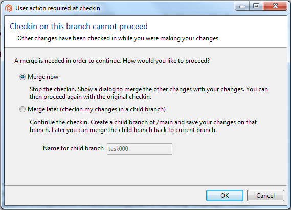 Somebody else checked in changes in your working branch