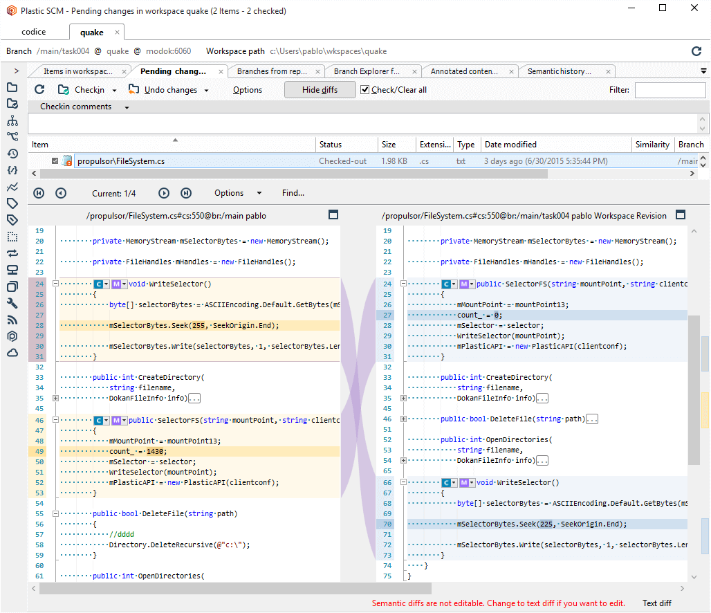 Plastic SCM - The version control for .NET developers
