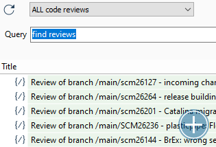 List of code reviews available in a given repository. Code reviews can be created within Plastic SCM and are replicated when their corresponding branches are pushed or pulled.