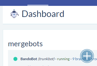 DevOps dashboard where you can manage mergebots and plugs. 