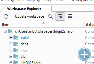 The Workspace Explorer shows what you have loaded on your workspace. You can check what you have loaded and also perform all the typical version control operations.